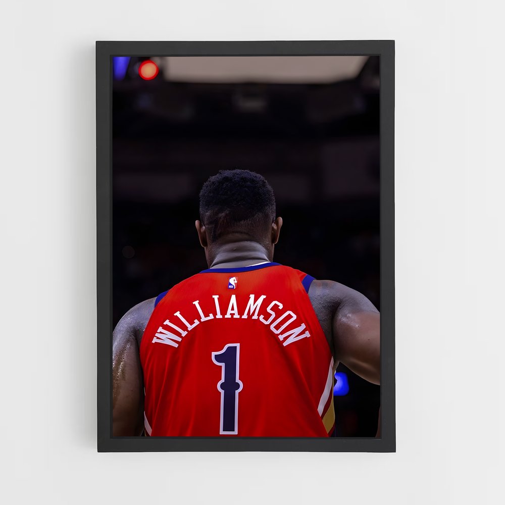Poster Slam Dunk Zion – affiche Basketball (vue 2)